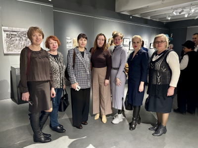 БГАМЛИ на открытии выставки «Андрей Бембель. Дорогами эпохи» в Национальном художественном музее