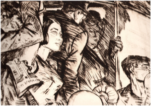 «Город и люди». Серыя. Варыянт. Фрагмент.  [1962-1964 гг.]