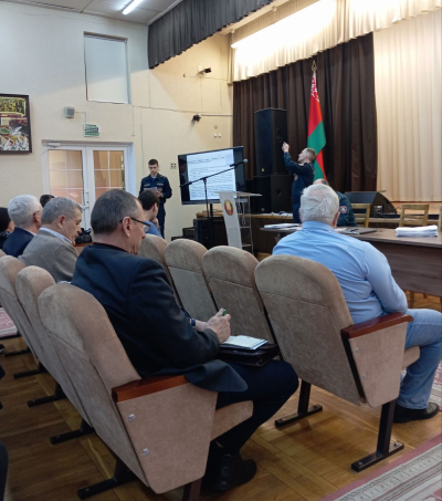 БГАМЛИ посетили занятие в Центральном РОЧС