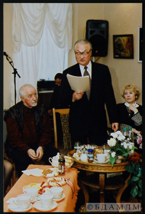 З Рыгорам Барадуліным і Юліяй Бураўкінай. 2000-я гг.