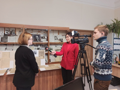 Интервью телеканалу «Беларусь 3» о выставке к 135-летию композитора Н.И.Аладова