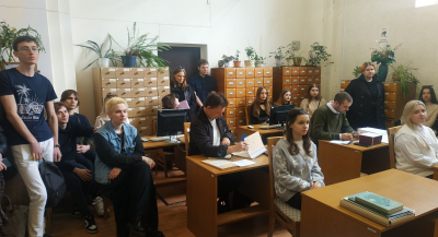 Сустрэча са студэнтамі БДУКМ