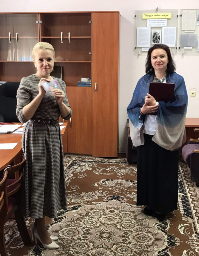 Агульны сход архіва-музея і юбілей бухгалтара Святланы Сяргееўны Мамонавай