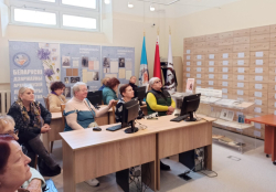 Экскурсія ў БДАМЛМ ў Міжнародны Дзень пажылога чалавека