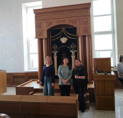 БДАМЛМ наведаў сінагогу “Хабад”