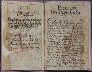 Blażiej Palma. “Skarb nieprzebrany abo Akty cnot wnętrzne”. Малітоўнік другой паловы XVIII ст. (БДАМЛМ. Інв. № 17477)