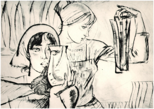 «Город и люди». Серыя. Варыянт. Фрагмент.  [1962-1964 гг.]