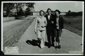 В.М.Коўтун з сябрамі. 1977 г.